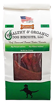 MEDIUM - Beef Flavor and Peanut Butter Dog Biscuits