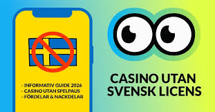 Casino utan svensk licens - Spill på dina termer